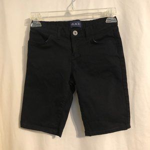 Children's Place Black Shorts Girls Size 8